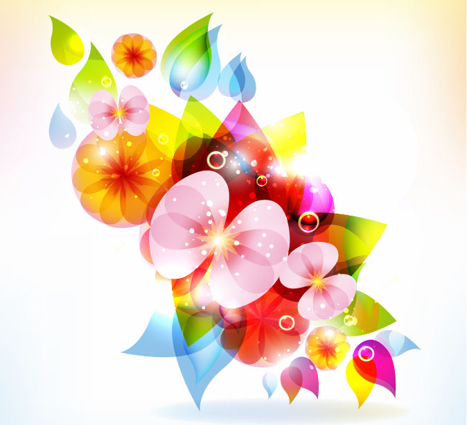 free vector Colorful Flower Vector Colorful Flower Vectors Floral Vector Flower Vector
